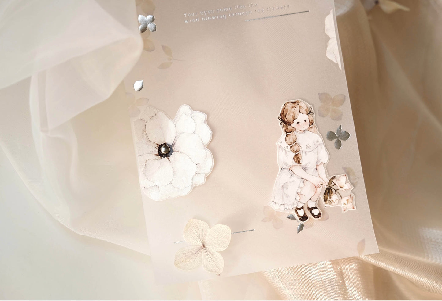 Freckles Tea- VOL.3| Two Three Flowers| 30pcs Volume Paper |Ephemera Paper