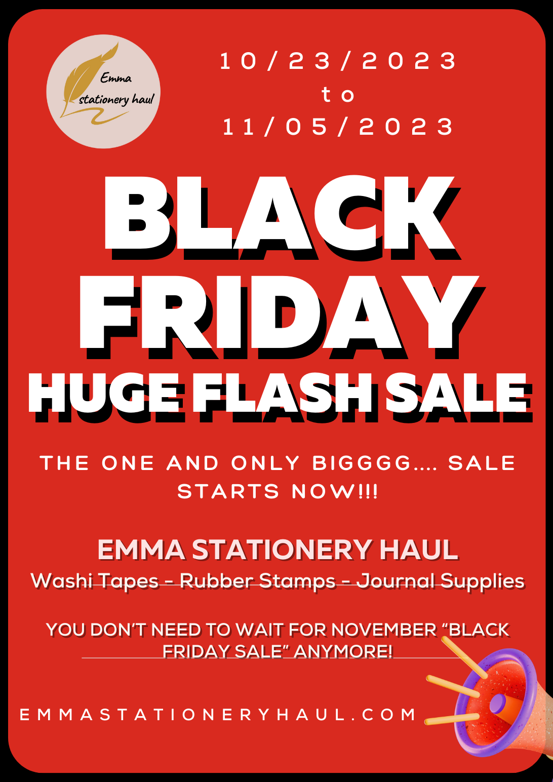 Just Black Friday Flyer