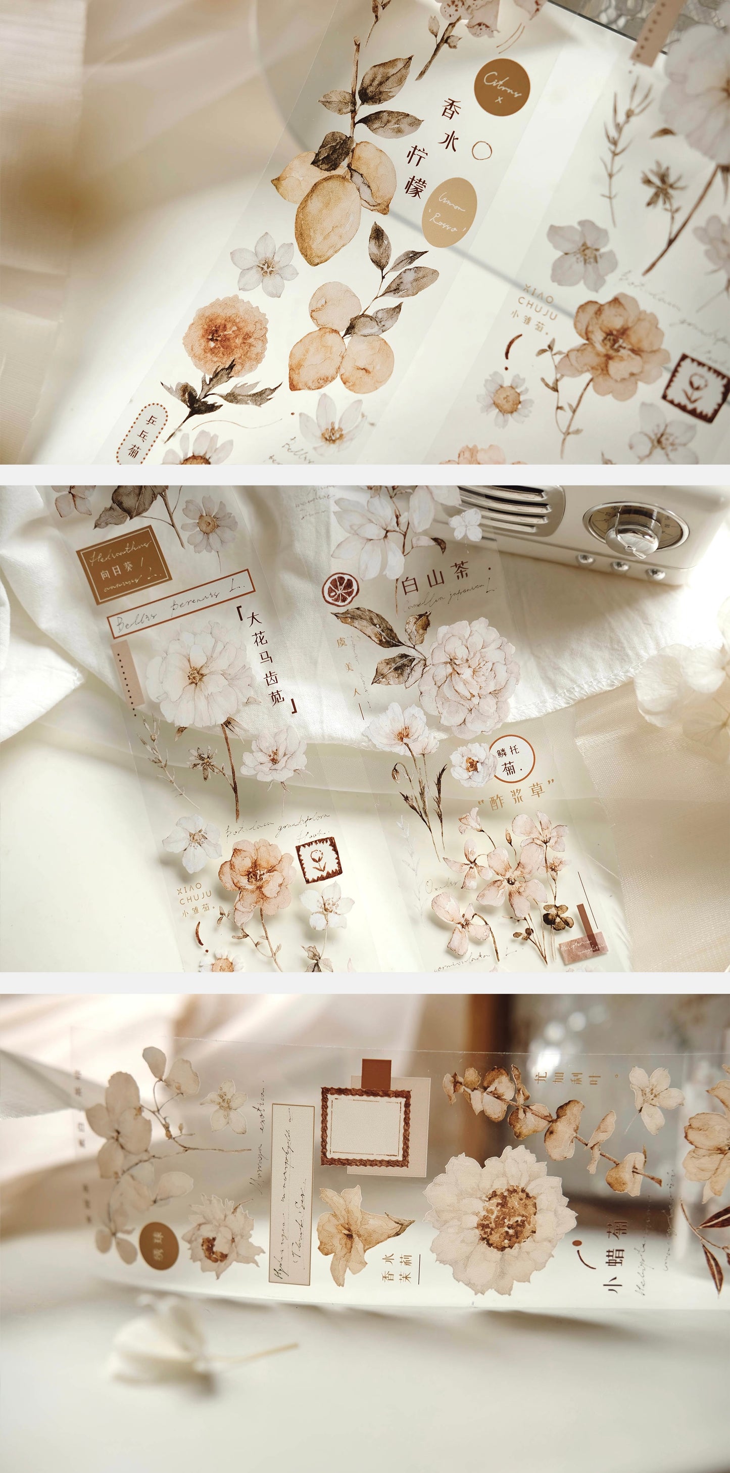 NEW Freckles Tea Vol.3 - GLOSSY PET Tape | Release Paper