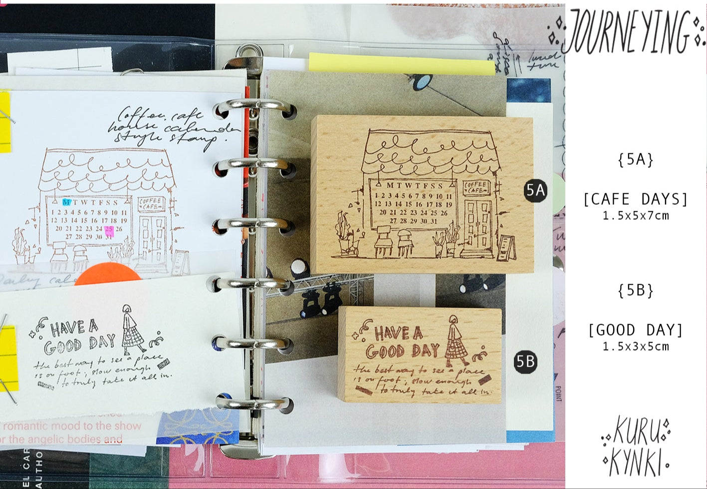 NEW! Kurukynki - Journeying | Rubber Stamps