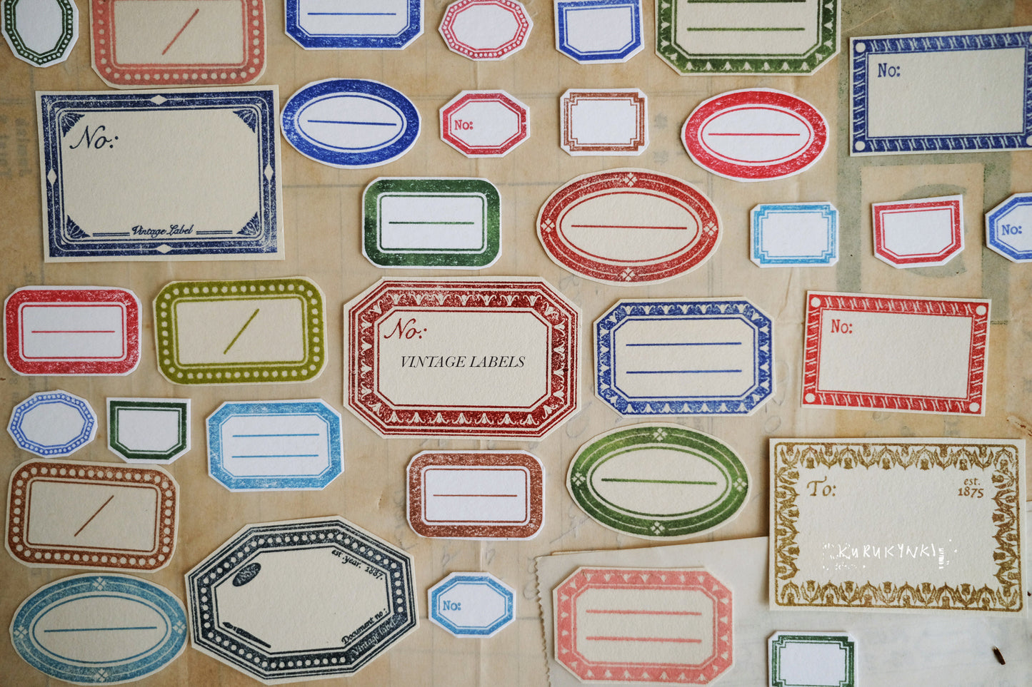 Kurukynki - Label | Rubber Stamp