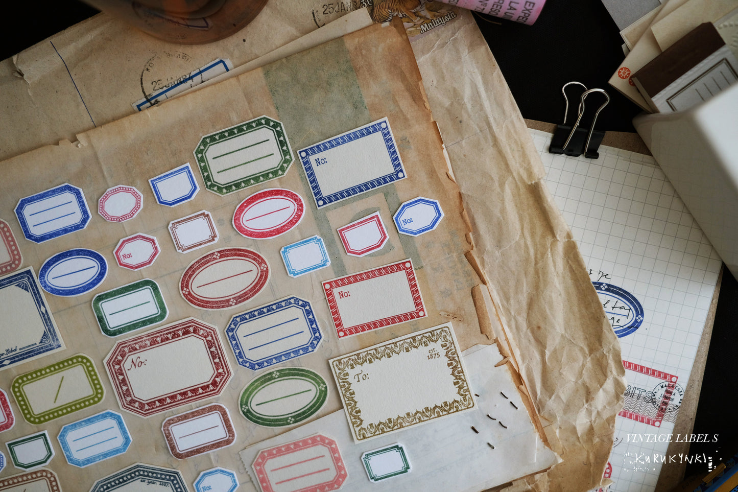 Kurukynki - Label | Rubber Stamp