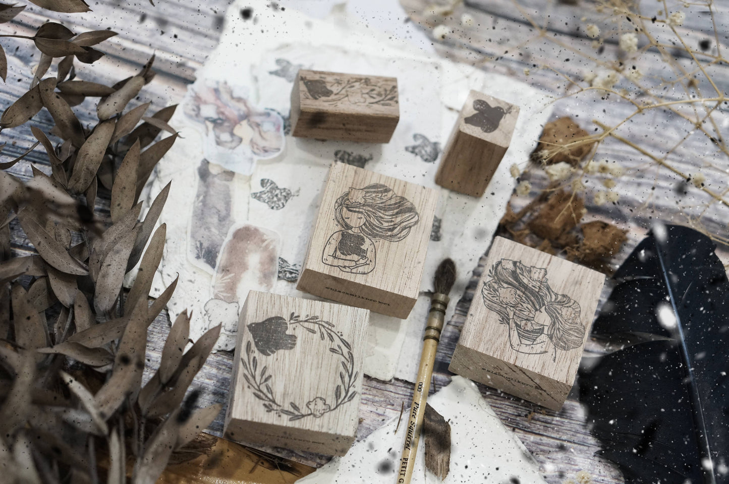 Black Milk Project - Birds Series II - Mini Bird | Rubber Stamps