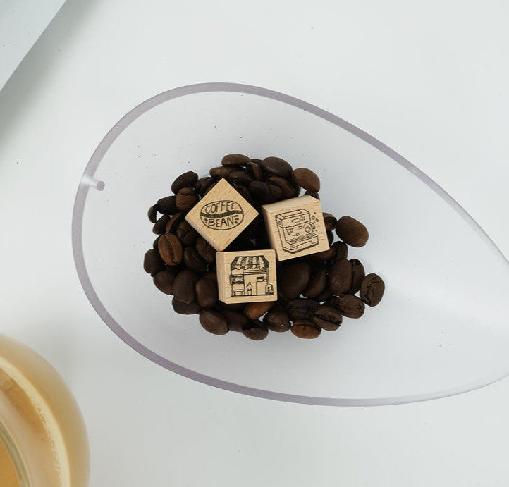 NEW! Kurukynki - Day to Day - Cafe Series | Mini Rubber Stamps