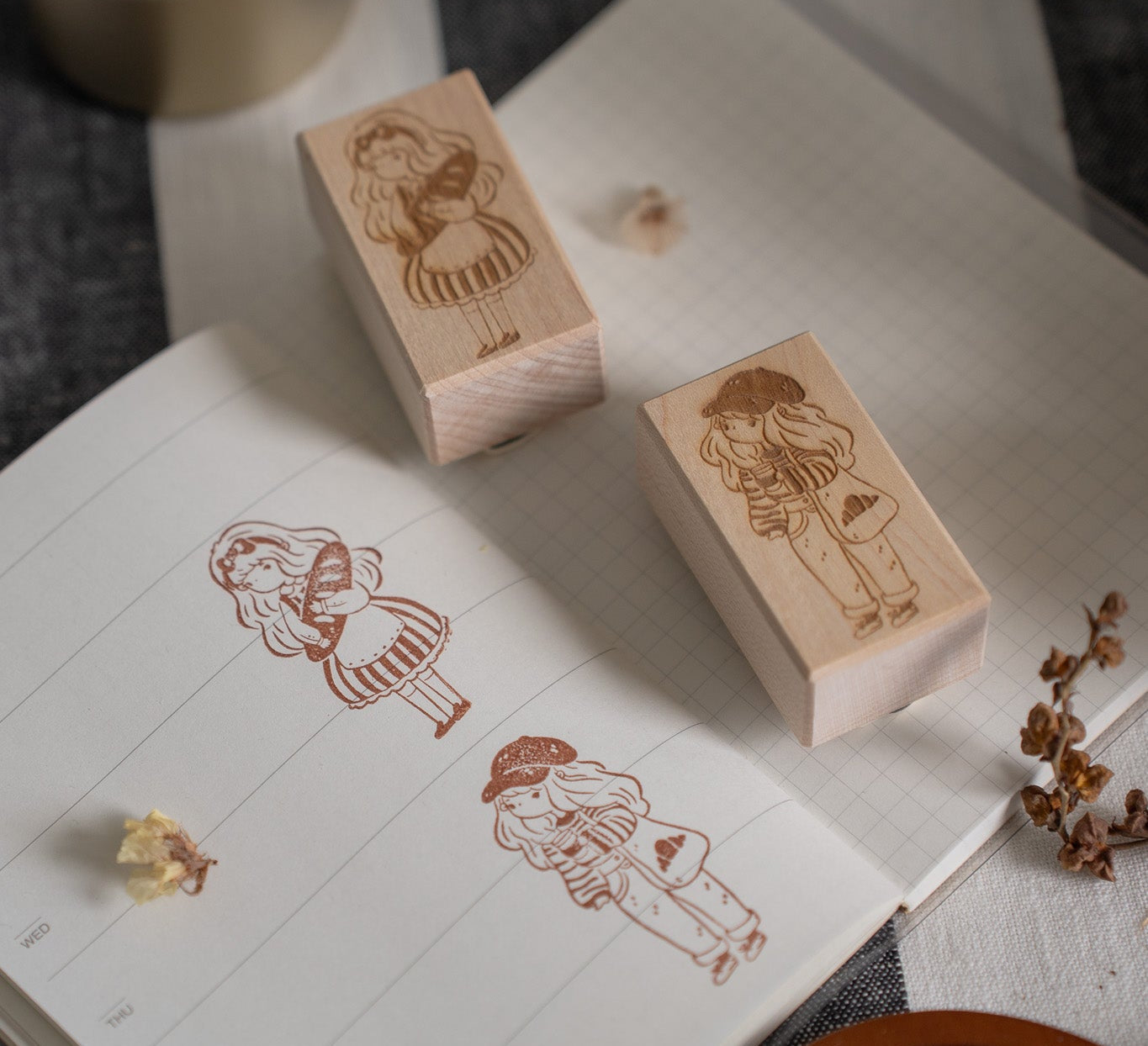 NEW! Sho Little Happiness - Rubber Stamps