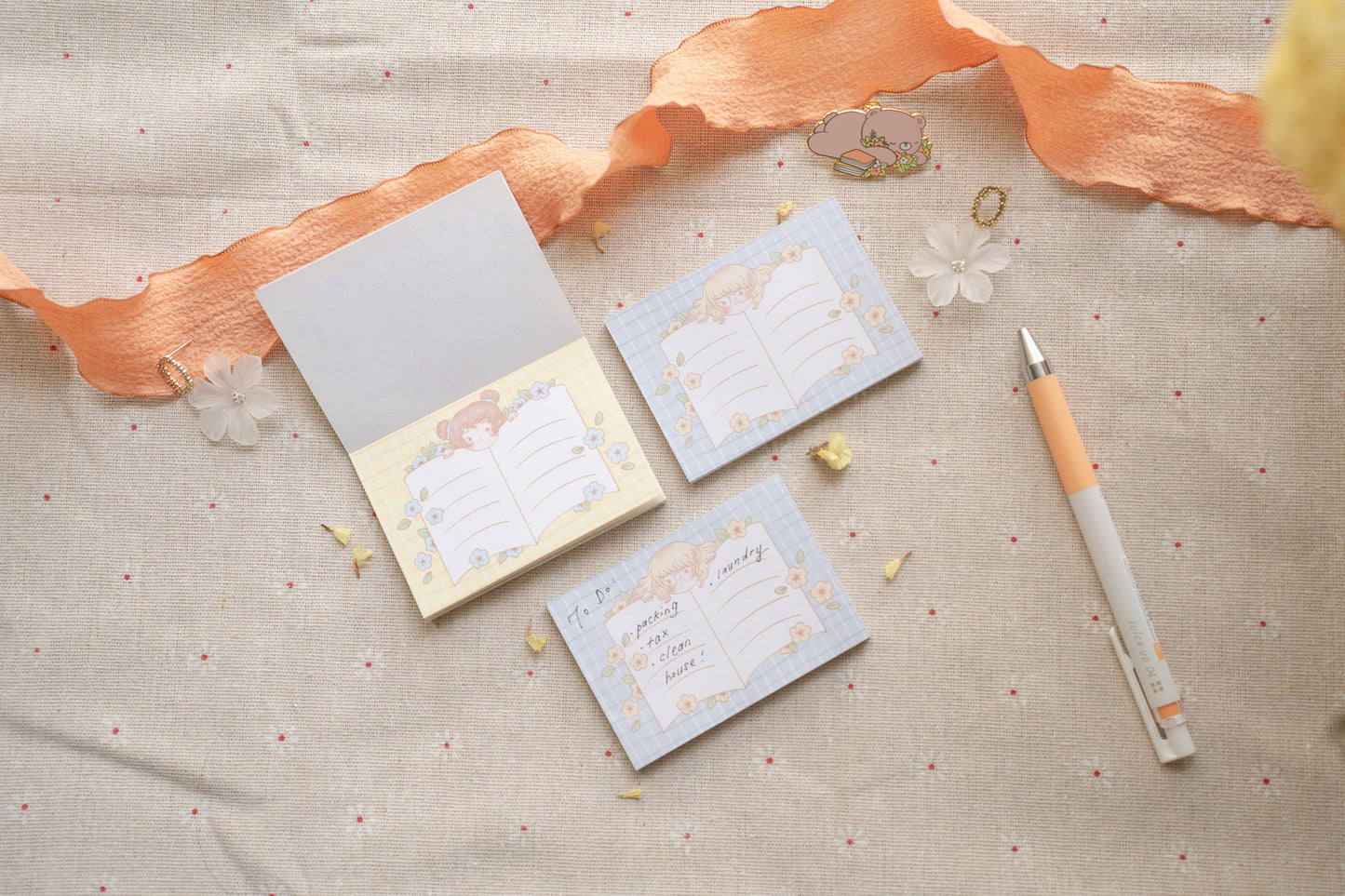 Sho Littlehappiness - Summer Book | 50pcs Memo Pad | Ephemera Paper