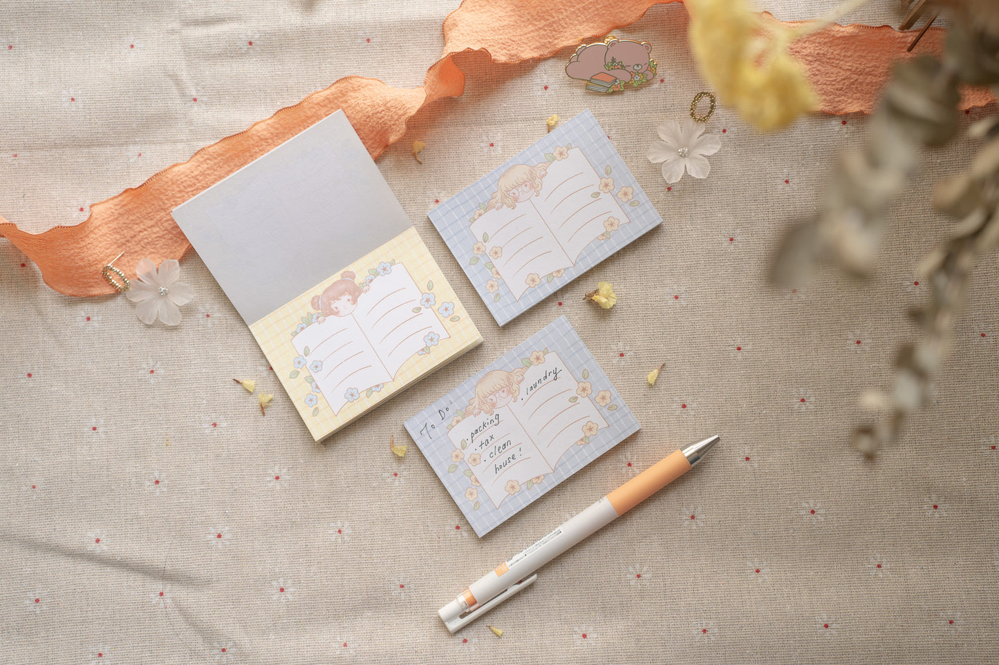 Sho Littlehappiness - Summer Book | 50pcs Memo Pad | Ephemera Paper