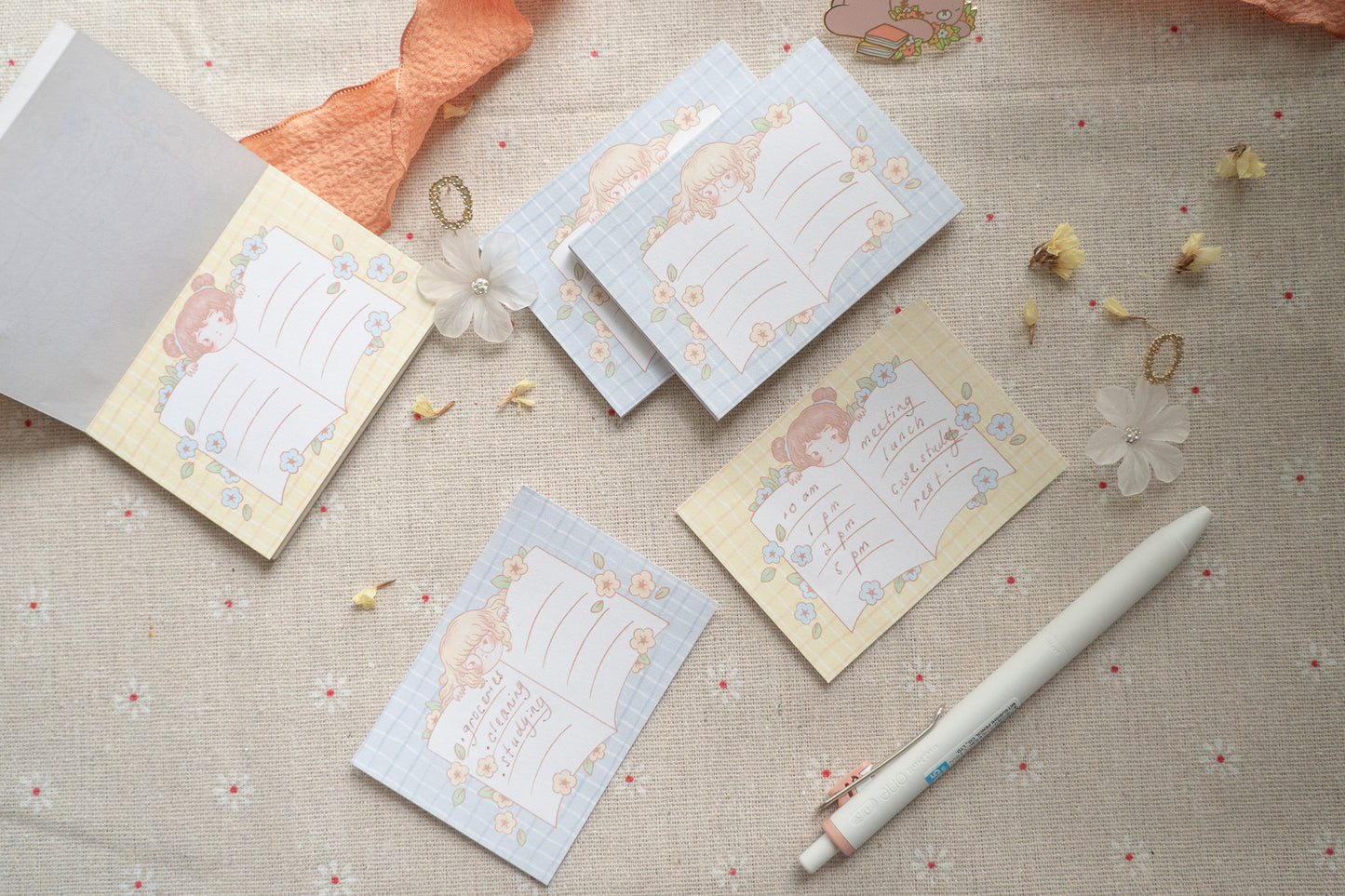 Sho Littlehappiness - Summer Book | 50pcs Memo Pad | Ephemera Paper