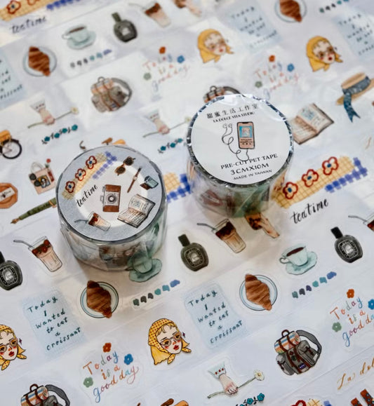 NEW! La Dolce Vita - 365 Days of Daily | Kiss-cut | 3cm PET Tape | Release Paper | 10M