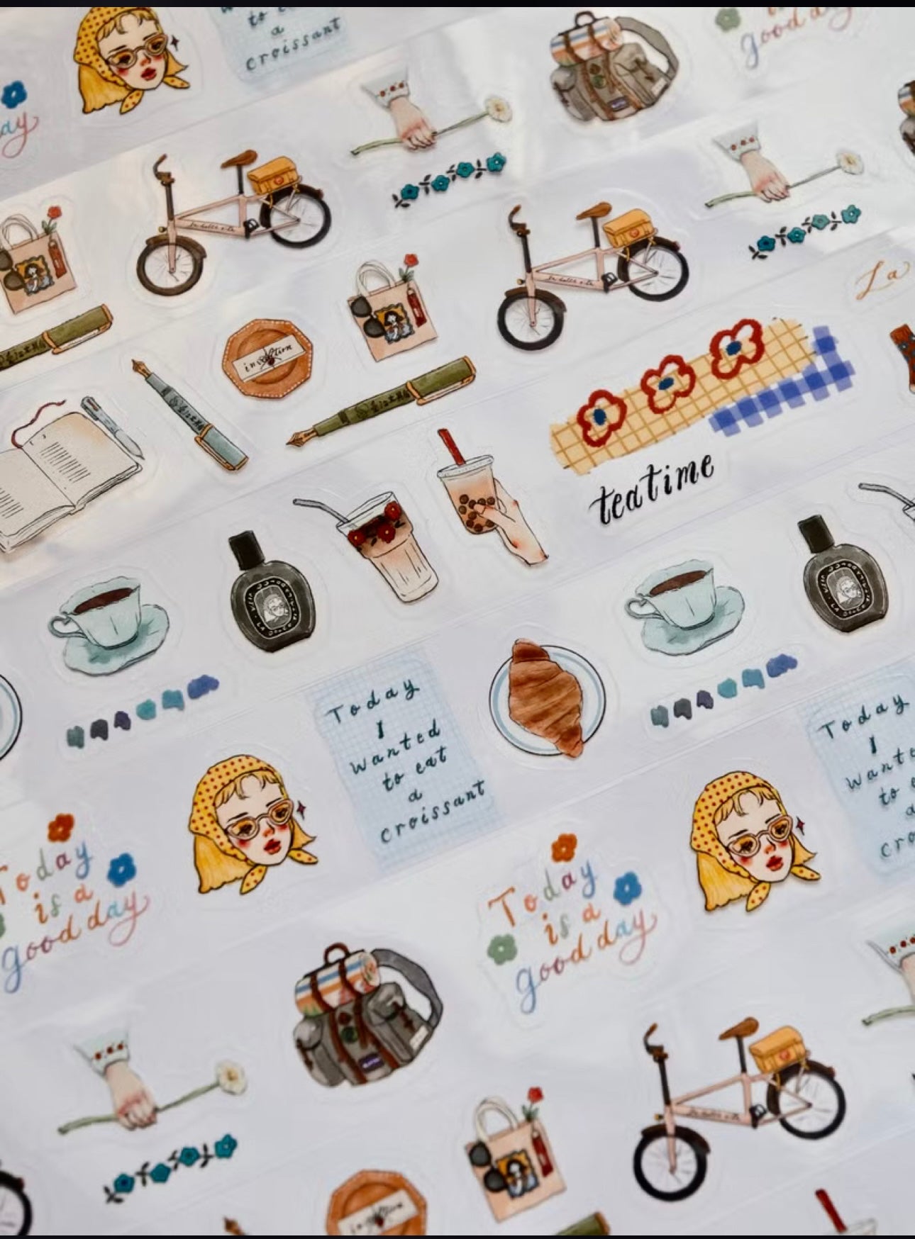 NEW! La Dolce Vita - 365 Days of Daily | Kiss-cut | 3cm PET Tape | Release Paper | 10M