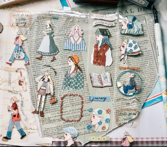 NEW! La Dolce Vita - We Move Forward Happily | 4cm PET Tape | Release Paper | 10M