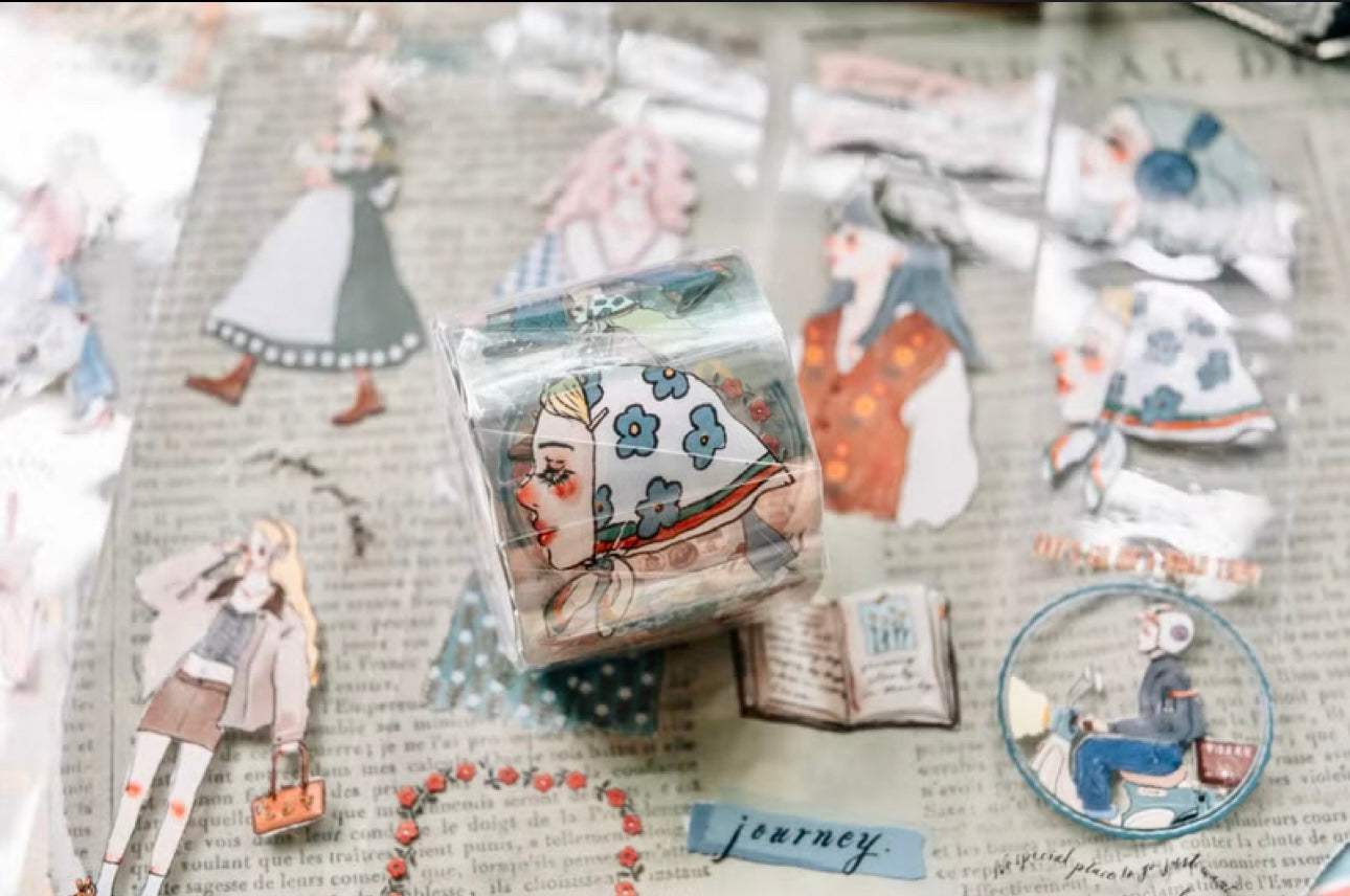 NEW! La Dolce Vita - We Move Forward Happily | 4cm PET Tape | Release Paper | 10M