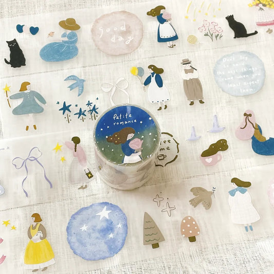 NEW! Hairmo X 63penhouse - Petite Romance | Kiss-cut | 5cm PET Tape |  Release Paper | 5M