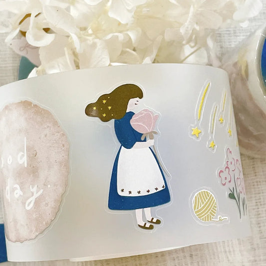 NEW! Hairmo X 63penhouse - Petite Romance | Kiss-cut | 5cm PET Tape |  Release Paper | 5M