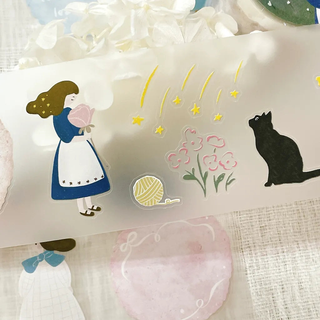 NEW! Hairmo X 63penhouse - Petite Romance | Kiss-cut | 5cm PET Tape | Release Paper | 5M