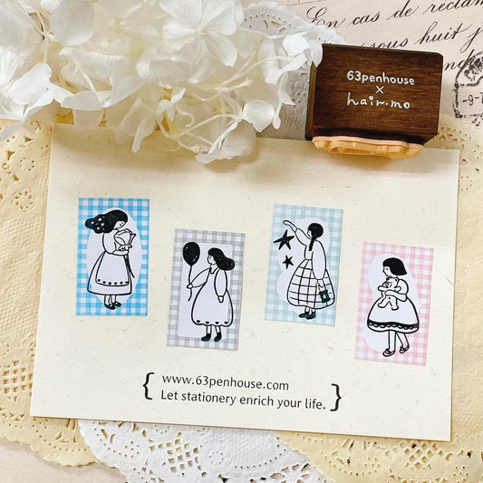 NEW! Hairmo X 63penhouse - Petite Romance | Rubber Stamps