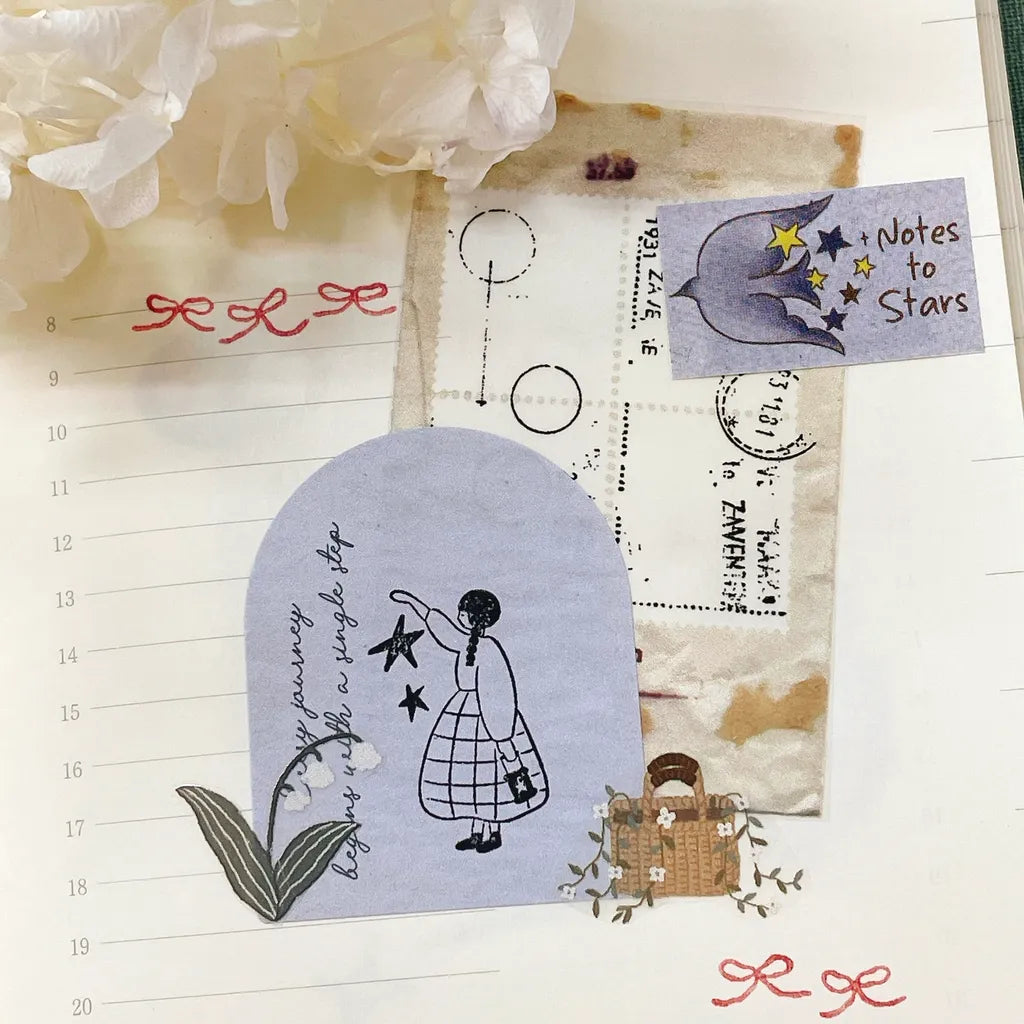 NEW! Hairmo X 63penhouse - Petite Romance | Rubber Stamps