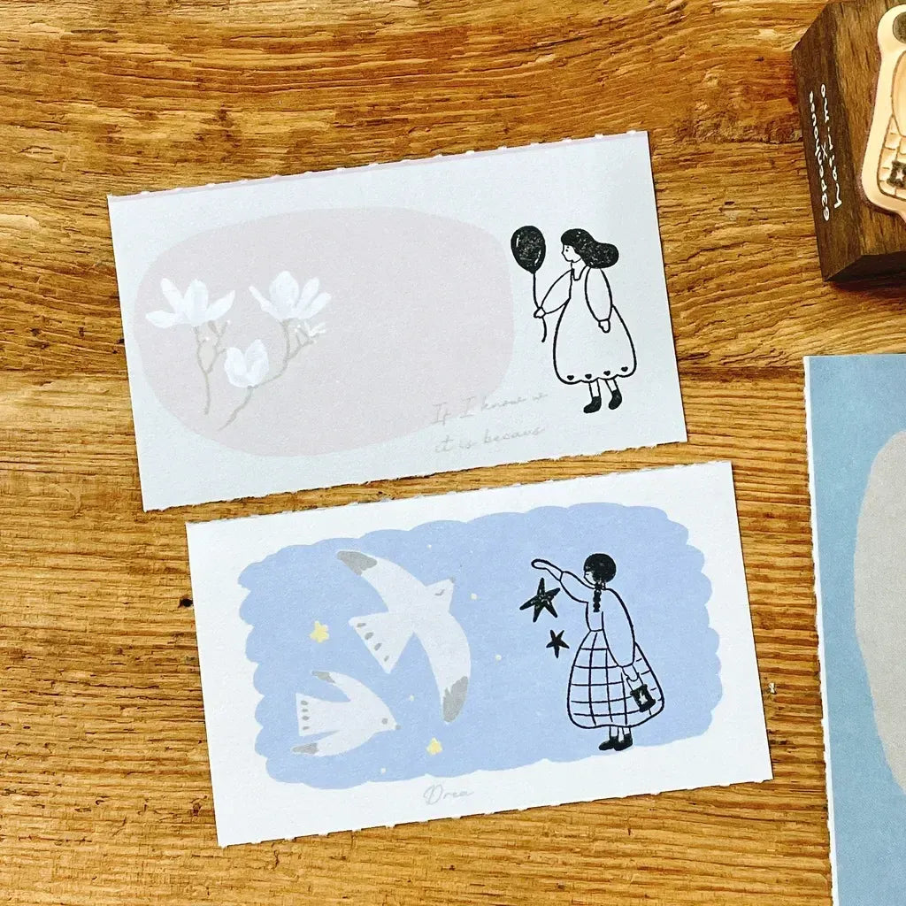 NEW! Hairmo X 63penhouse - Petite Romance | Rubber Stamps