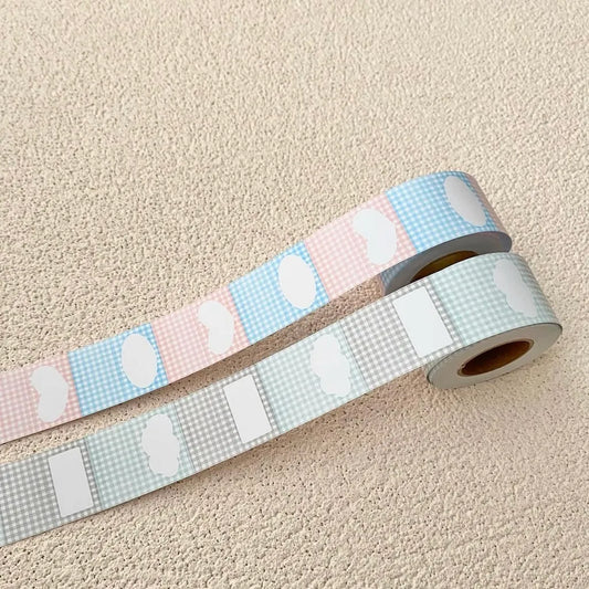 NEW! Hairmo X 63penhouse - Grid | Label Sticker Tape | Release Paper