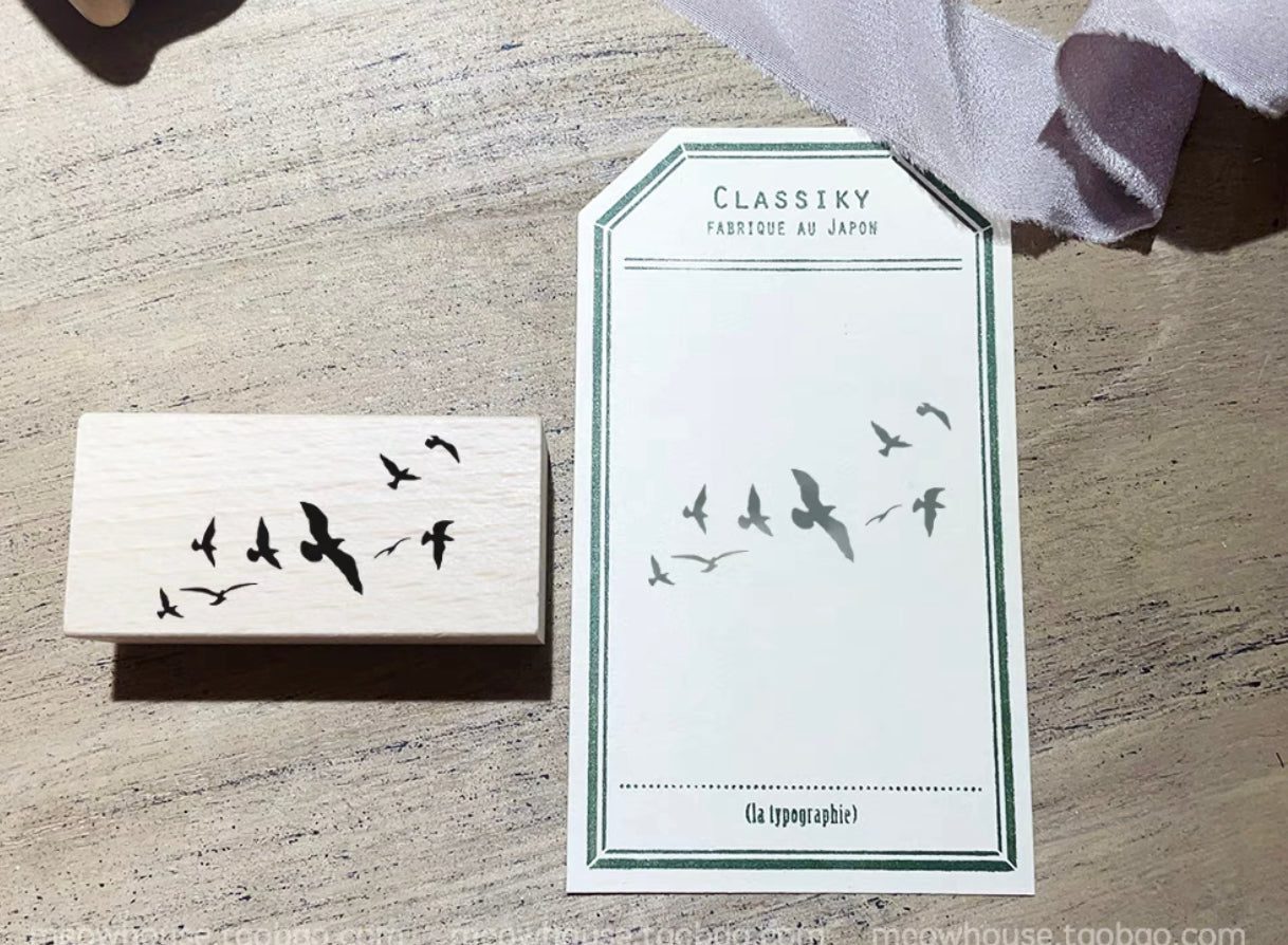 Meow House - Birds | Rubber Stamps