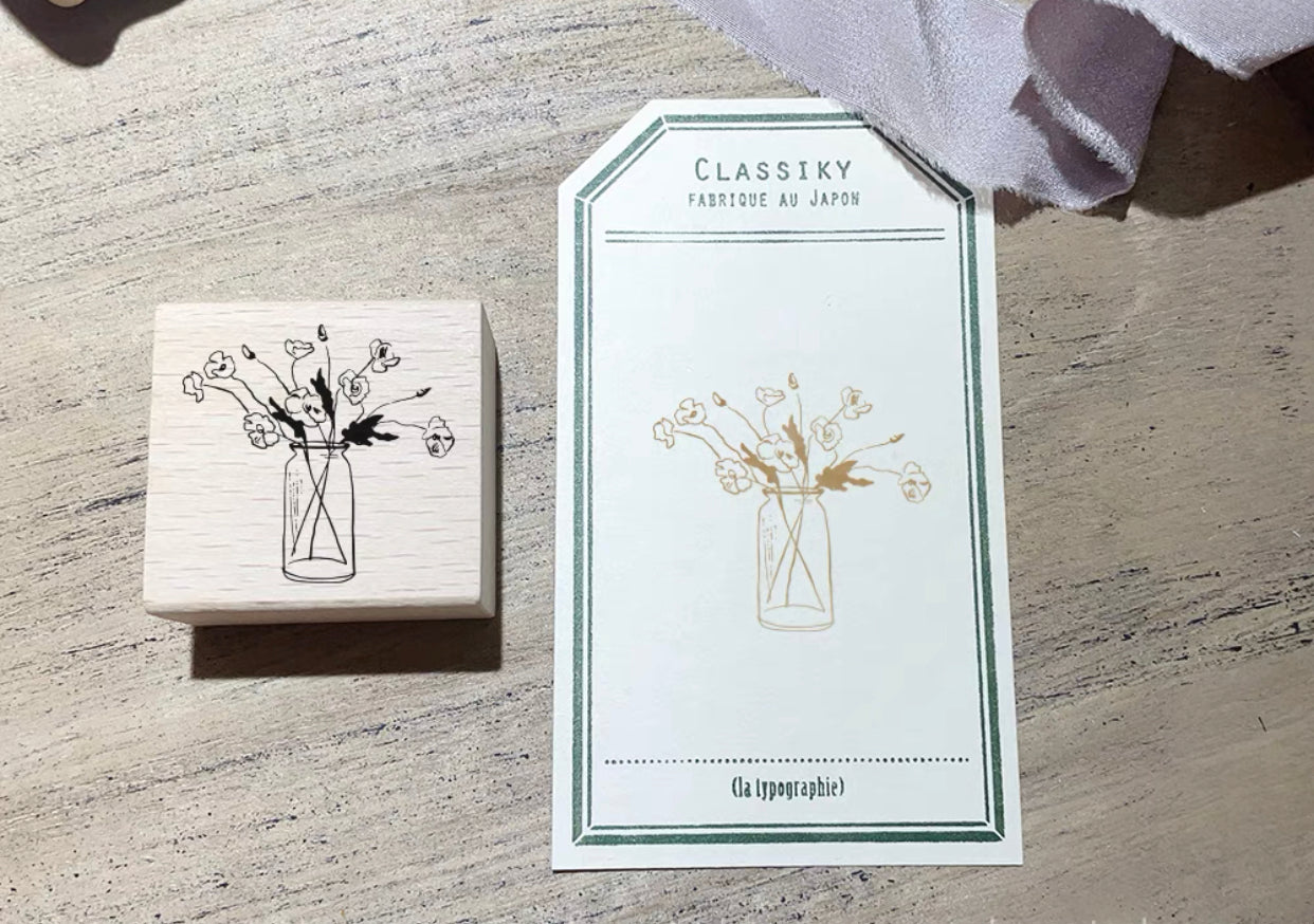 Meow House - Vase | Rubber Stamps