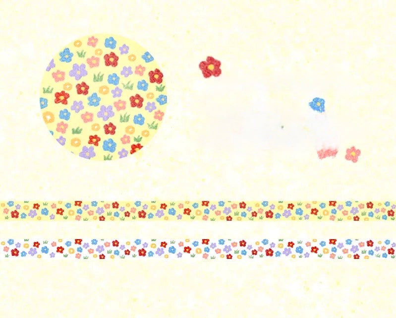 NEW! CCXX Studio - Garden | 1.5cm Washi Tape | Release Paper | 5.4M | Basic Tape