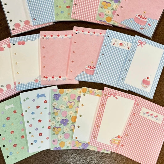 NEW! CCXX Studio - Garden | M5 Size | 20 Sheets Notebook Insert with Holes | Ephemera Paper