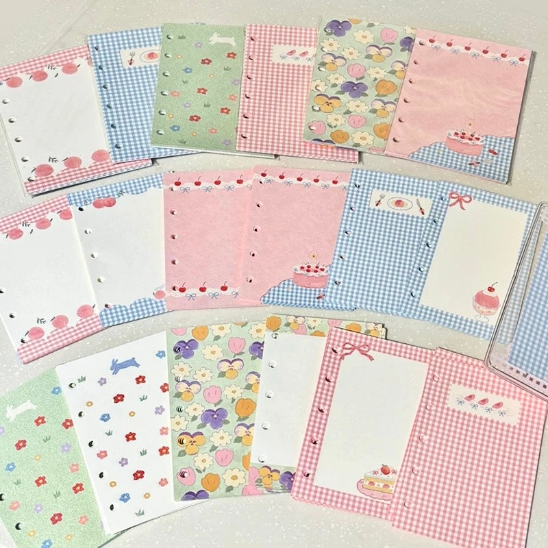 NEW! CCXX Studio - Garden | M5 Size | 20 Sheets Notebook Insert with Holes | Ephemera Paper