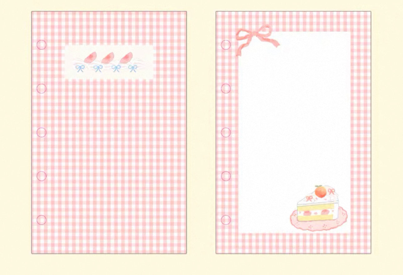NEW! CCXX Studio - Garden | A7 Size | 20 Sheets Notebook Insert with Holes | Ephemera Paper