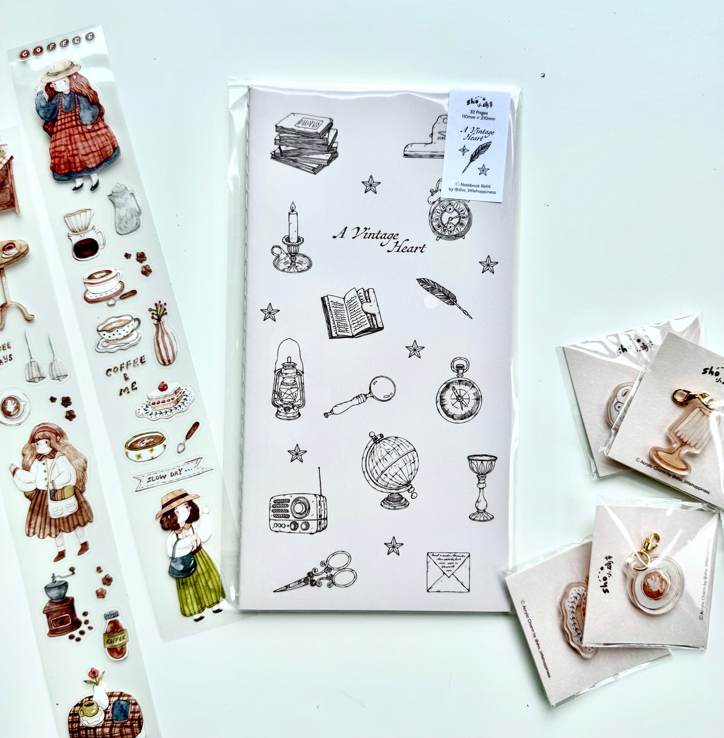 NEW! Sho Little Happiness - TN Insert | Standard Size | Release Paper Book | Journaling Accessories