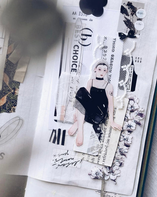 Somesortof.fern X Loidesign - Miss Orchid | 5cm PET Tape | Release Paper