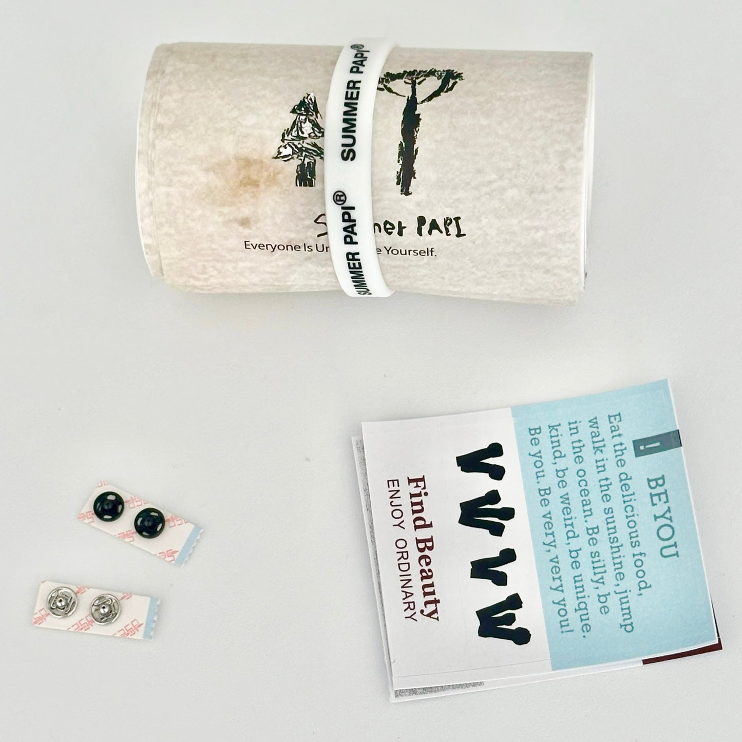 Summer Papi - Simple Sketch | 10 Sheets | Double-sided Design | 1M Ephemera Paper | Wall Decoration | Journaling Accessories