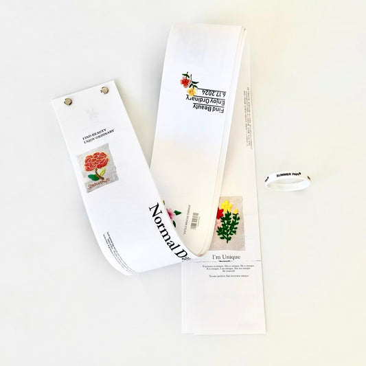 Summer Papi - Floral | 10 Sheets | Double-sided Design |  1M Ephemera Paper | Wall Decoration | Journaling Accessories