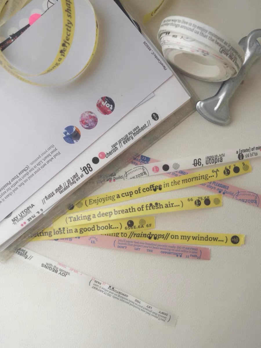 Sissi - Utopia | 0.7cm Washi Tape | Basic | Release Paper