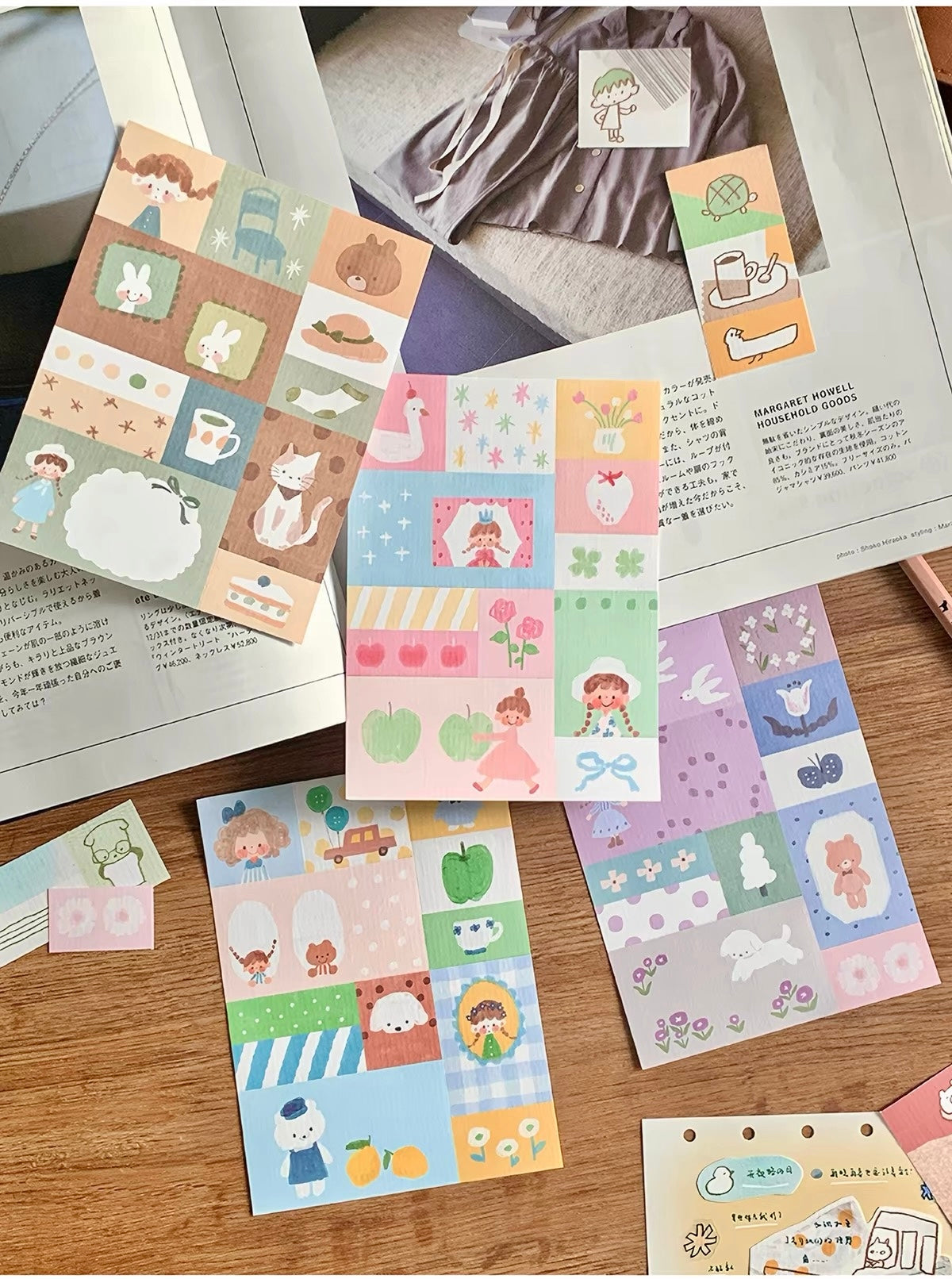 NEW! Molinta - Collage | Perforated | 40 Sheets Memo Pad | Ephemera Paper