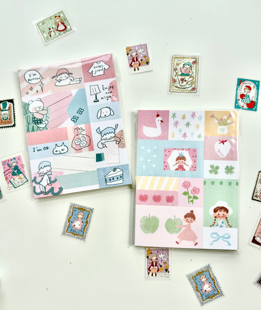 NEW! Molinta - Collage | Perforated | 40 Sheets Memo Pad | Ephemera Paper