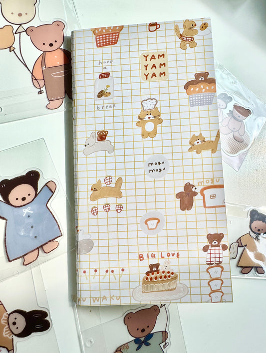 NEW! Lazy Home X Ranmyu | Standard Size | 60P | TN Release Paper Book | Journaling Accessories