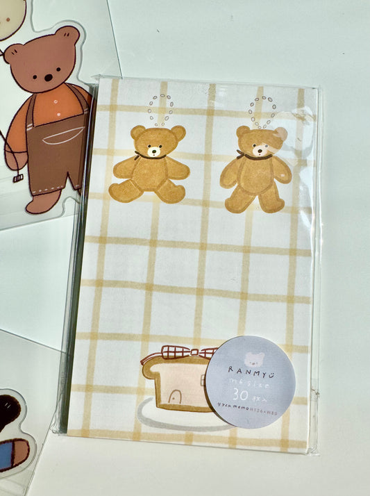 NEW! Ranmyu x Lazy Home June - 30 Sheets Notebook Insert | Ephemera Paper