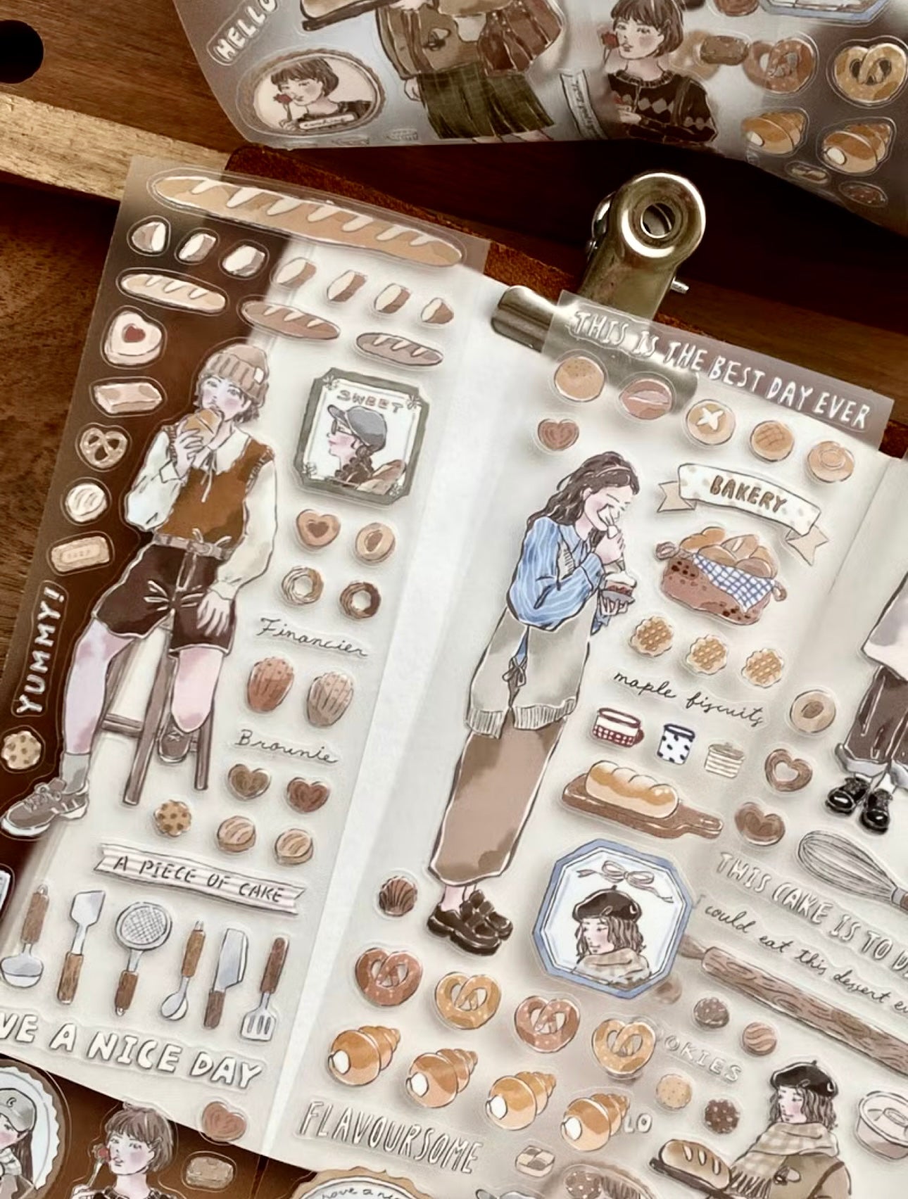 NEW! Cozyroom - Bakery | Kiss-cut | 5cm PET Tape | Release Paper | 5M