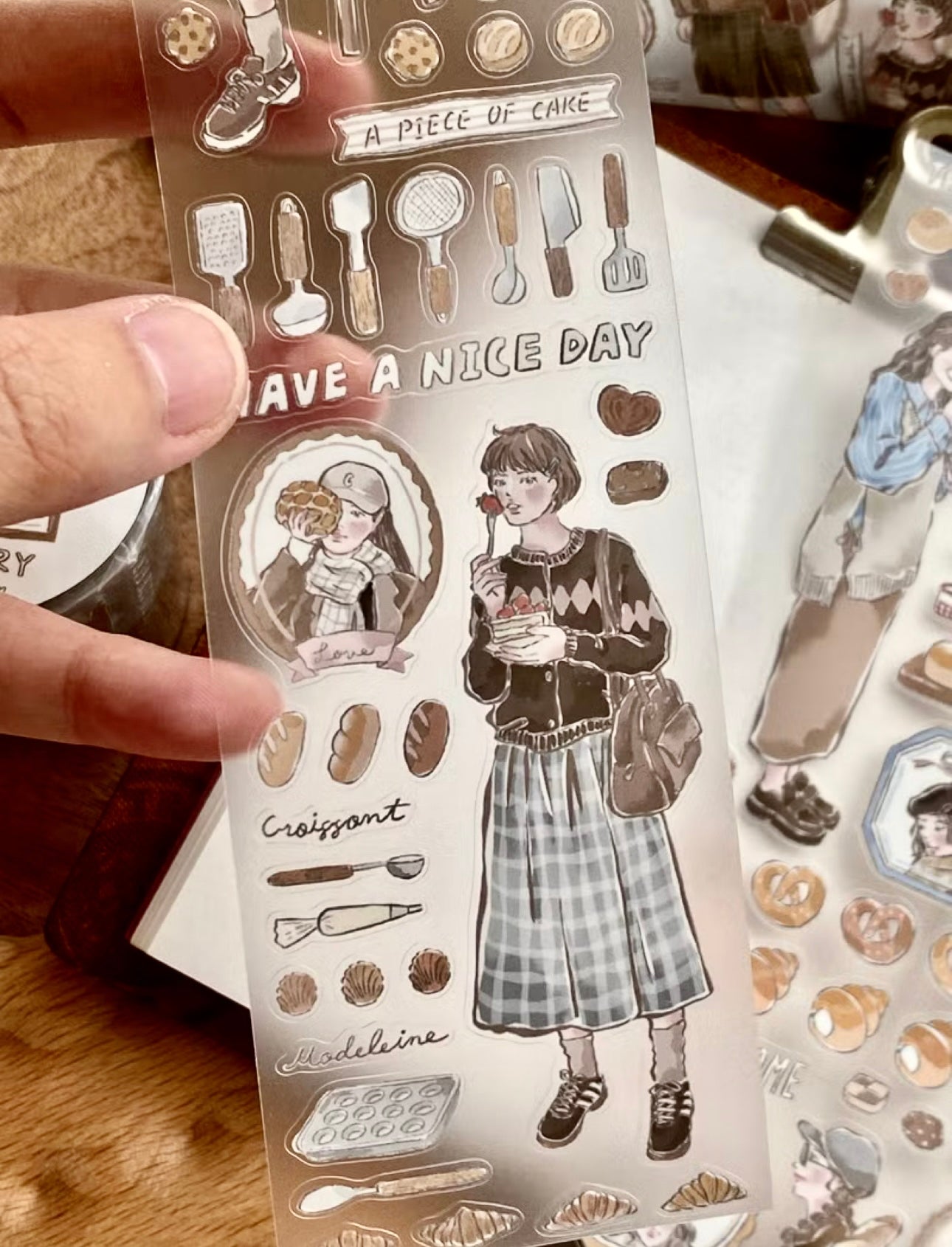 NEW! Cozyroom - Bakery | Kiss-cut | 5cm PET Tape | Release Paper | 5M