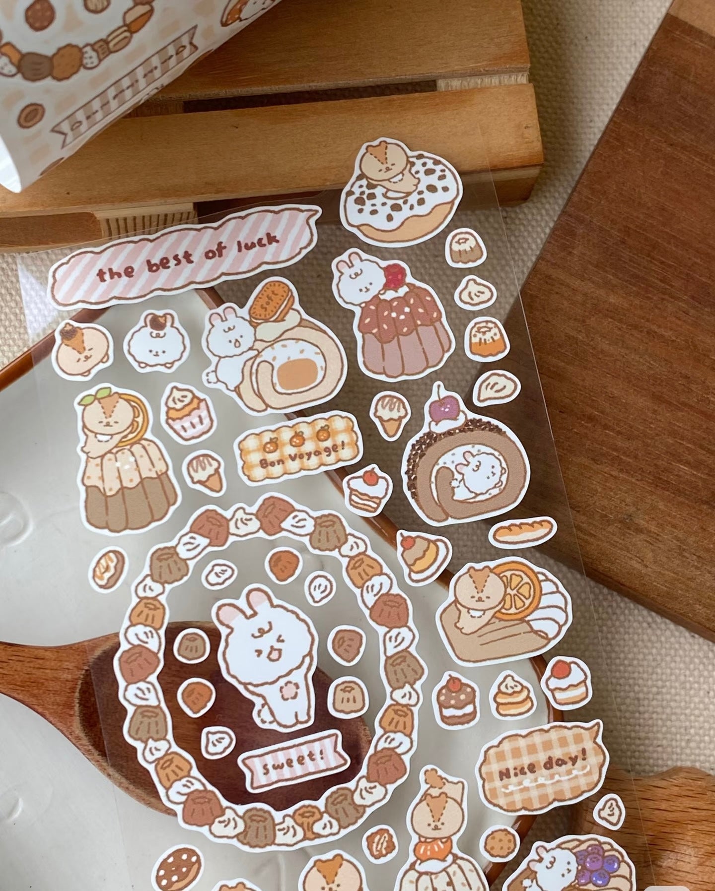NEW! Soft - Sweet Shop | Kiss-cut | 7cm Synthetic Paper Tape | Release Paper | 3M