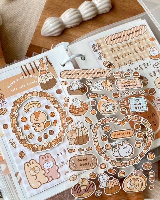 NEW! Soft - Sweet Shop | Kiss-cut | 7cm Synthetic Paper Tape |  Release Paper | 3M