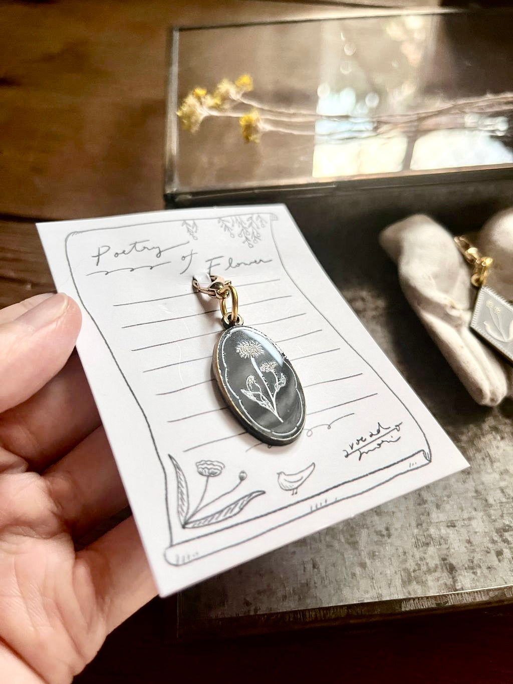 Avocadomori - Poetry Of Flower | Notebook Decorations | TN Charm | Accessories