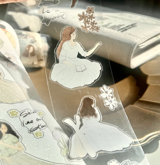 Lu Yu Studio -Little Break | Kiss-cut | 5cm Tape | Release Paper | 5M