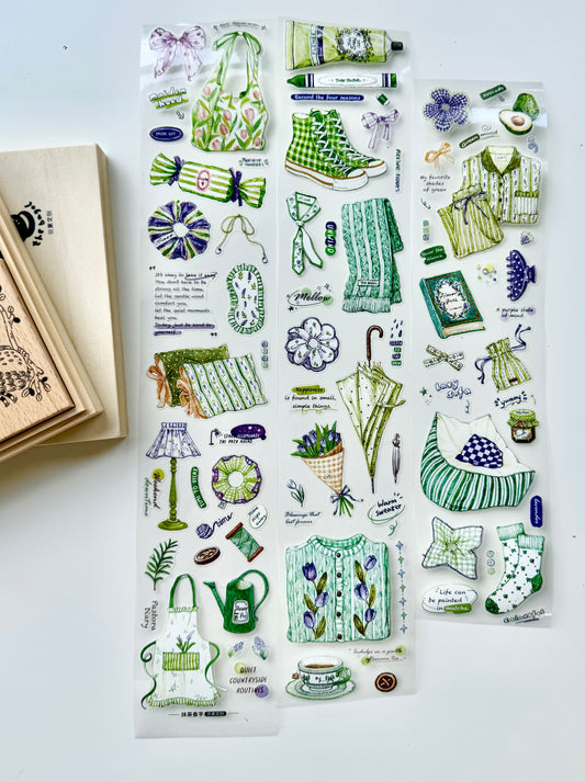 NEW! The Bagel - Matcha & Taro | Kiss-cut | 7cm Tape | Release Paper | 5M
