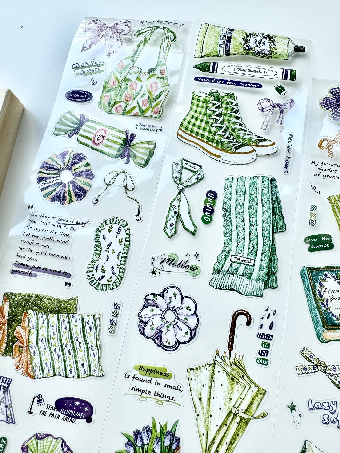 NEW! The Bagel - Matcha & Taro | Kiss-cut | 7cm Tape | Release Paper | 5M