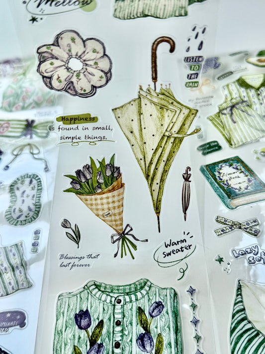 NEW! The Bagel - Matcha & Taro | Kiss-cut | 7cm Tape | Release Paper | 5M