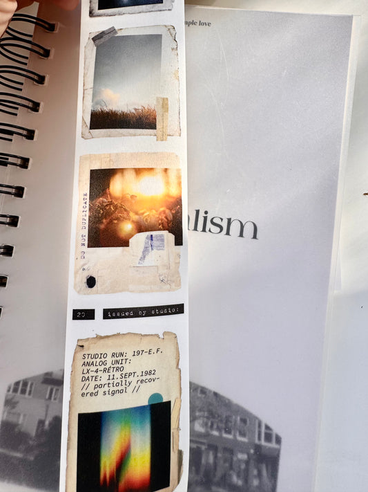 Moodtape - Memory Log Tape | 4cm Washi Tape | Release Paper | 5M