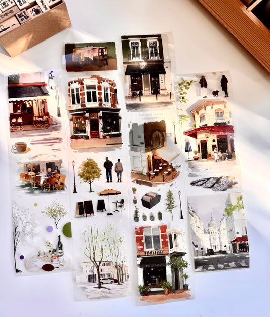 NEW! Moodtape - Glimmer Café | 7.3cm Tape | Release Paper | 10M