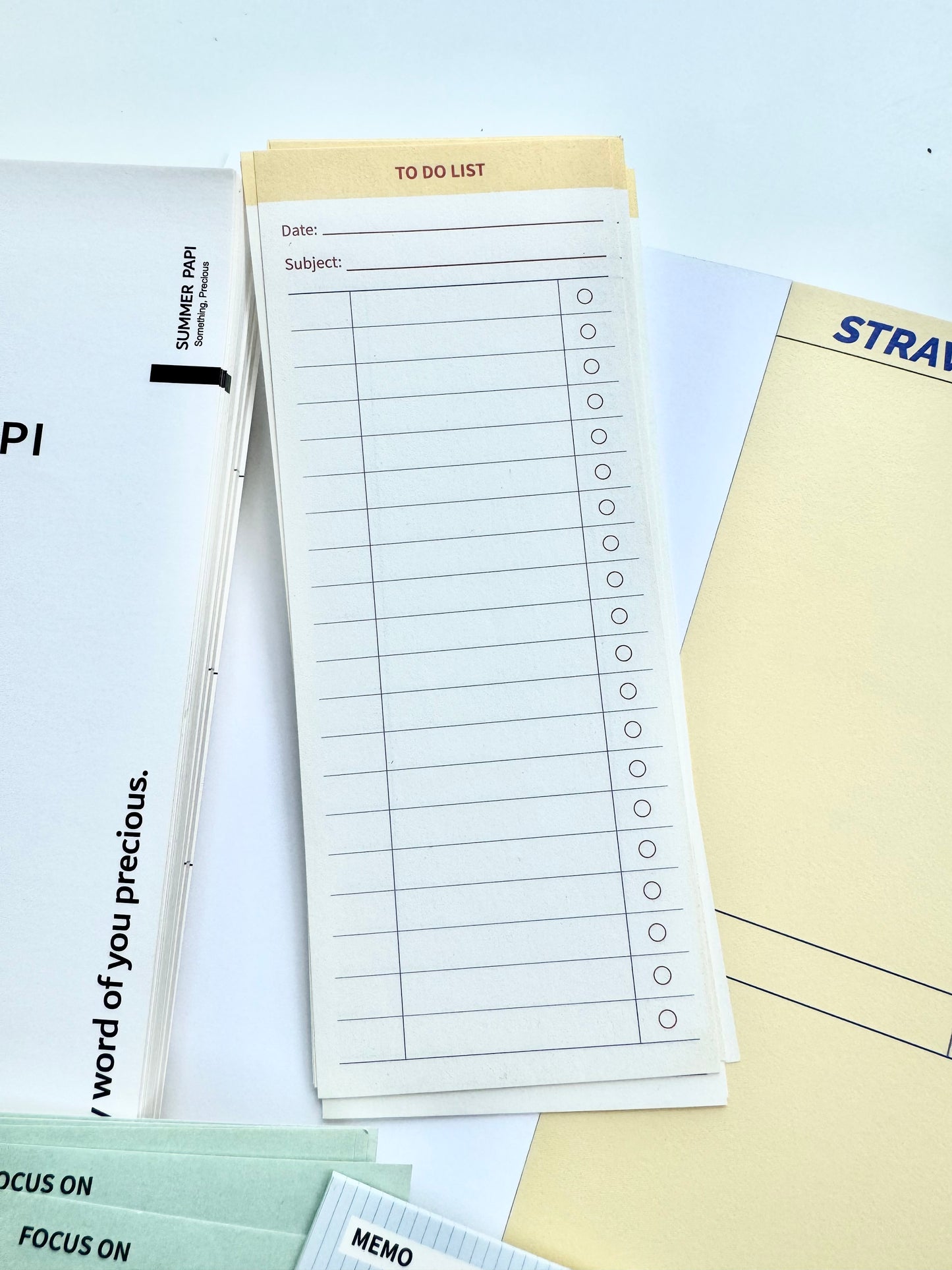 NEW! ESH - Life in Progress | 50pcs Memo Pad | Ephemera Paper